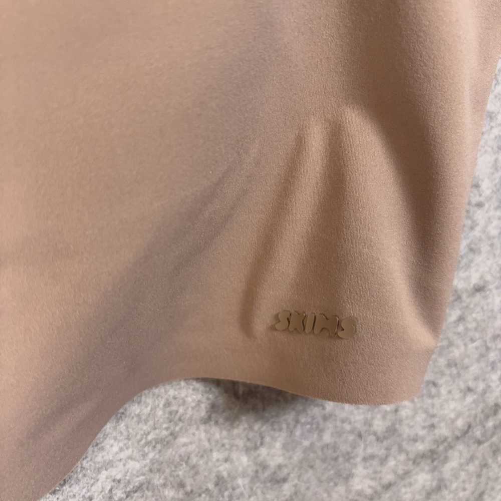 Skims Naked Plunge Tank Bra Sz 5X Brown Wireless‎ Stretch Pullover NWT - Picture 3 of 8